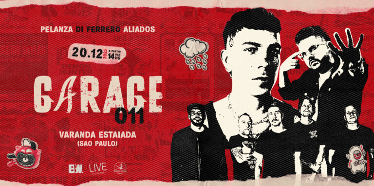 Varanda Estaiada lança “Garage 011” com Di Ferrero, Pe Lanza e a banda Aliados